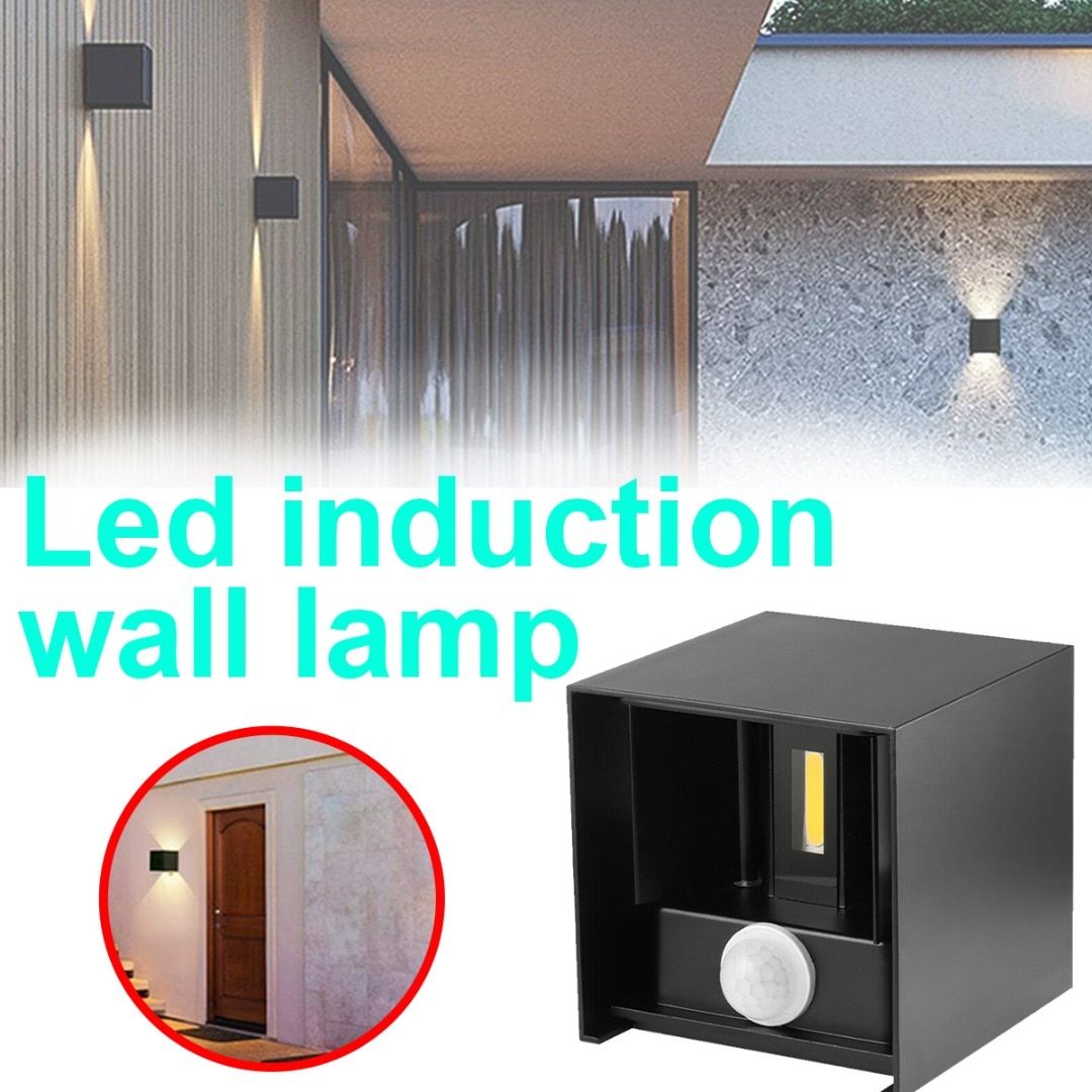 모션 센서 LED 벽 조명, 돌출 야외 방수 벽 복도 현관 램프